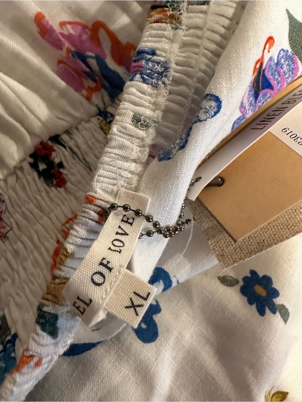 Label of Love Mediterranean Market Linen Blend Maxi Dress La Dolce Vita XL NWT - Picture 13 of 13